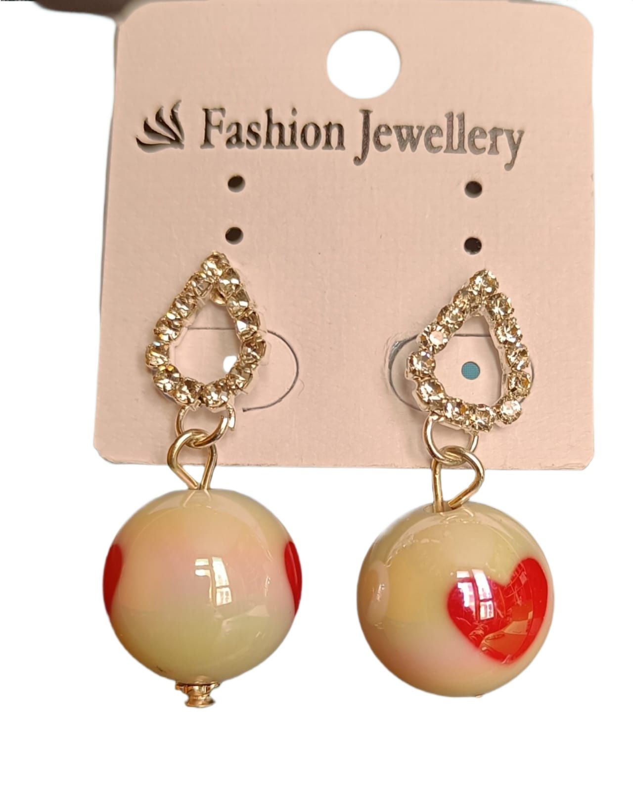 Earrings Water Drop round bead earrings for women
