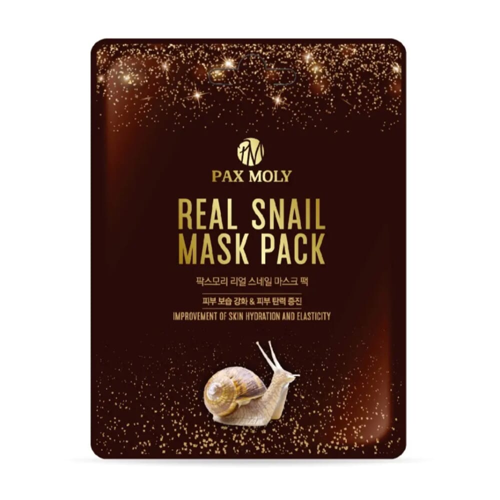 Pax Moly Real Snail Face Sheet Mask 1 Sheet