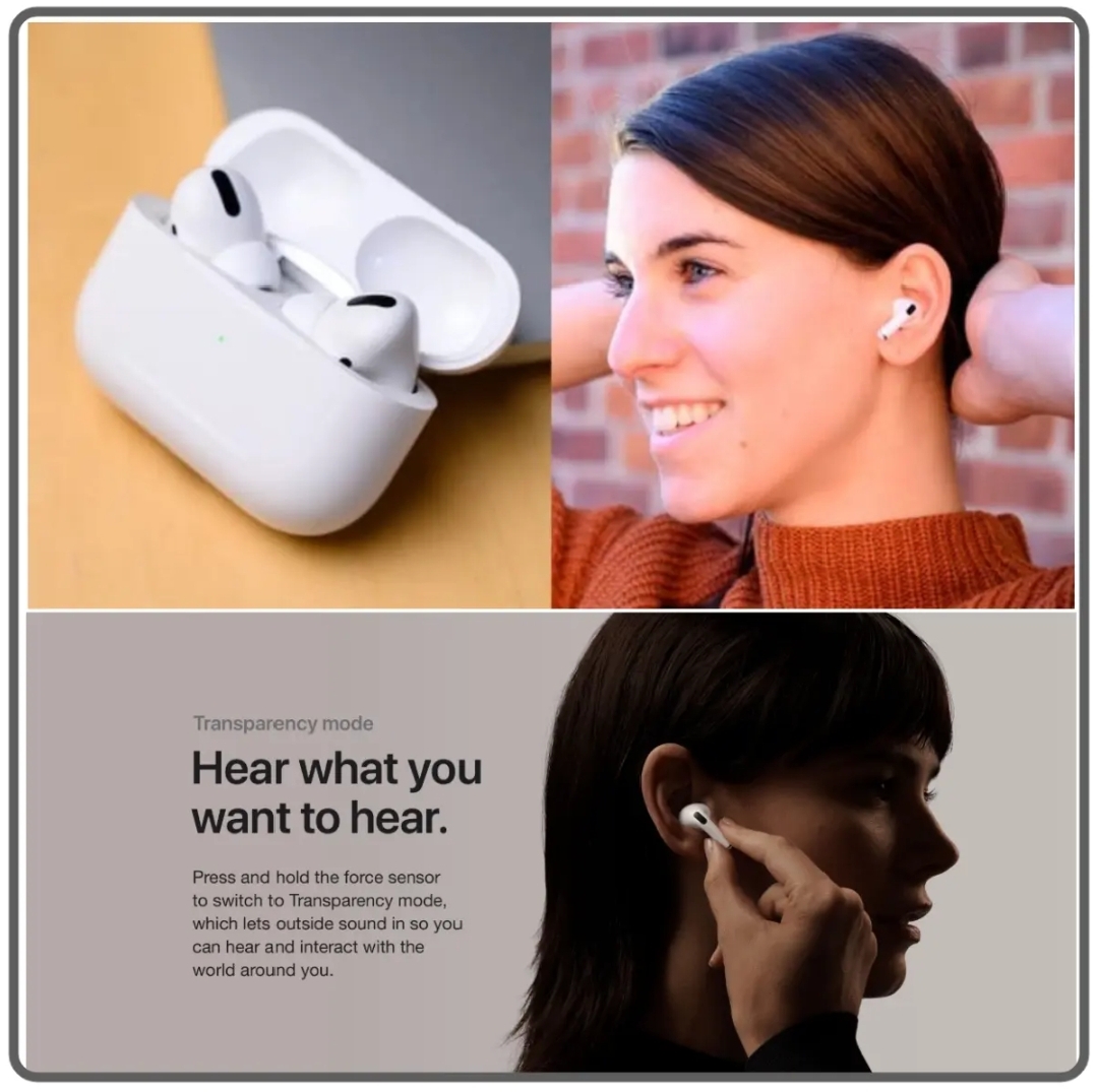 Vylon Airpods_Pro_ANC High Bass Sound Quality Wireless Earbuds Bluetooth 5.0 Pop-Up Feature Compatible with All Devices,
