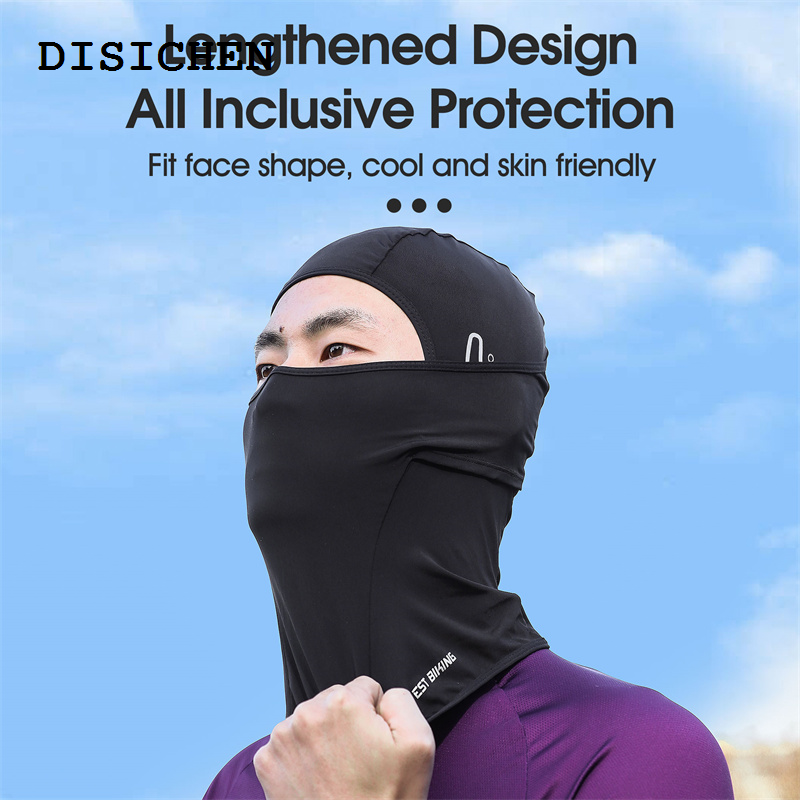HOT WEST BIKING Ice Silk Cycling Headgear Summer Sunscreen Sport Scarf Men Women Running Climbing Fishing Mask Anti-UV Balaclava Cap