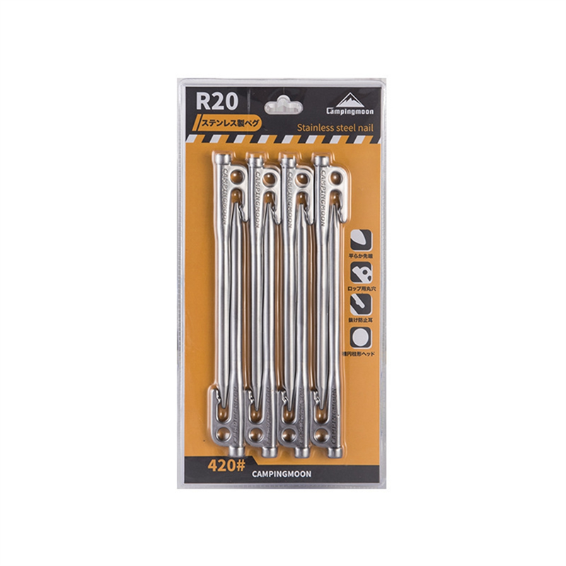 Tent Stakes Pegs Tent Stakes Pegs withHook Camping Tent Canopy R20-8