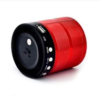 Portable Mini Bluetooth Wireless AUX TF Stereo Music Speaker | Metallic Body Finish Portable Speaker | Mini Loud Bluetooth Speaker