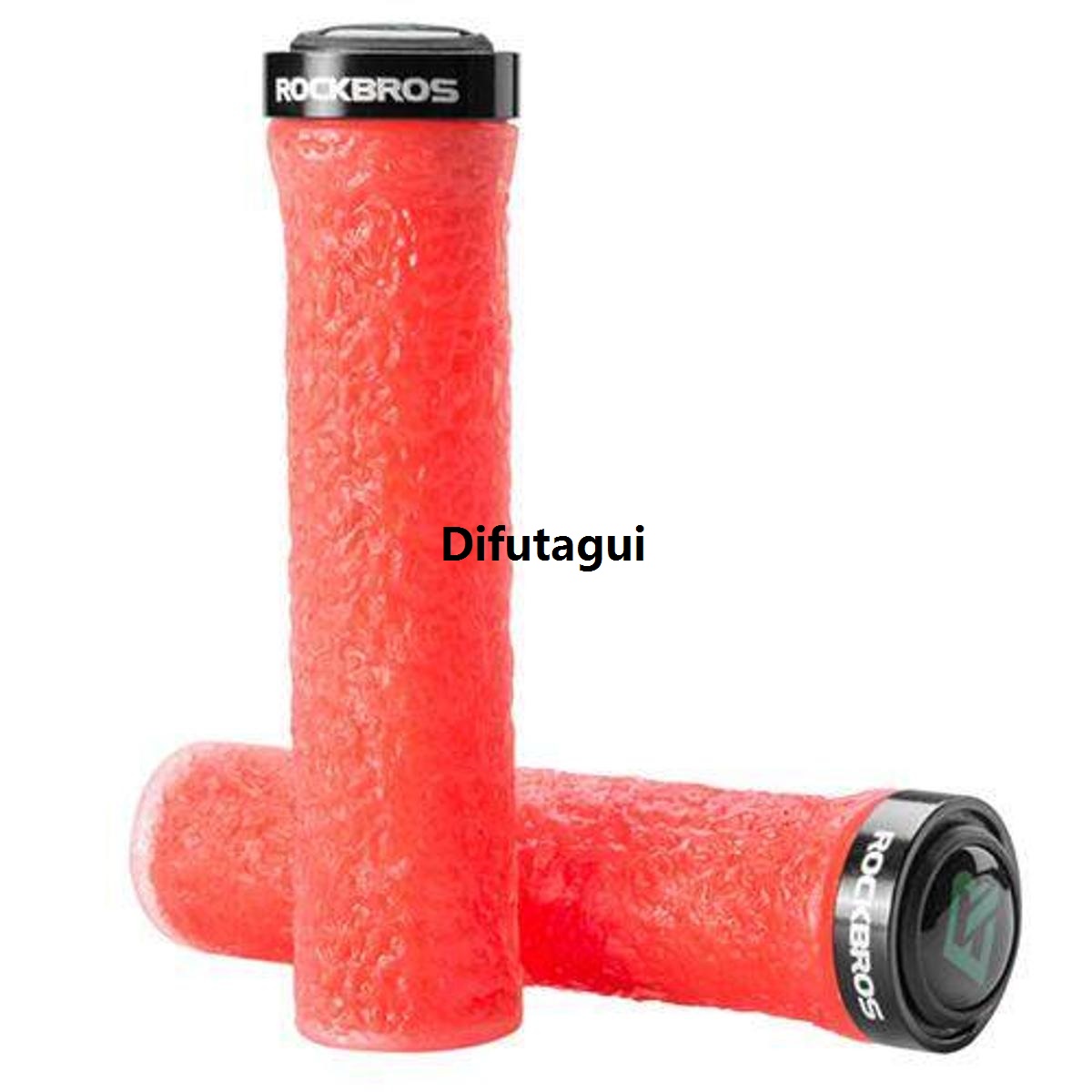 Difutagui ROCKBROS Rubber Anti-slip Cycling Handlebar MTB Bicycle Grips TPE Special Soft Shockproof Bike Grips Bar Soft Tape Bike Tape Accessories
