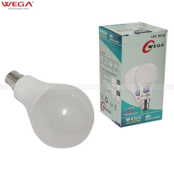 3 pc Wega Branded 5W Energy Saving Led Bulb With 2 Yrs Warranty 5 watts - White