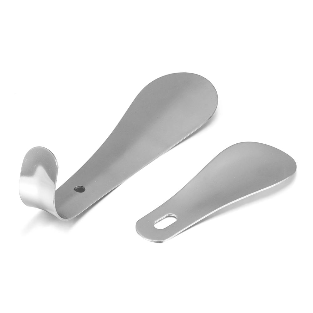 Durable Long Handle Travel Shoe Horn Metal Shoe Wearer Don't bend over