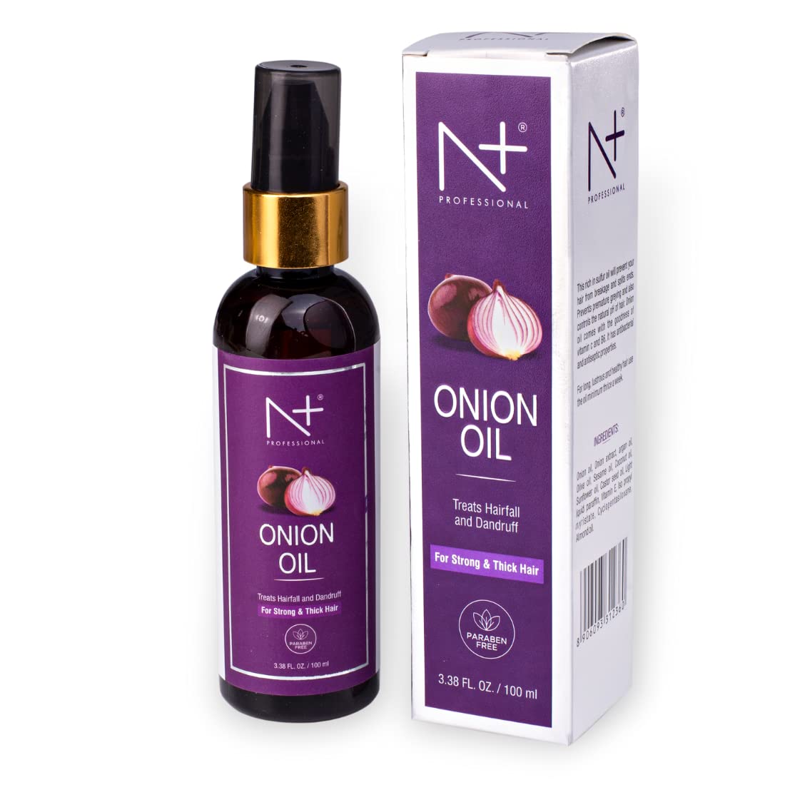 N+ Professional Onion Oil for Strong & Thick Hair 100 ml