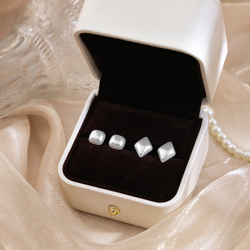 【New arrivals】2024 New Trendy Simple All-match Silver Needle Pearl Ear Women's Niche Design High-end Earrings