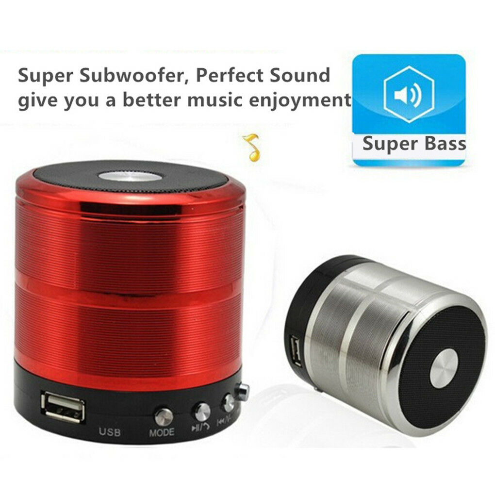 Ws-887 Mini Portable Bluetooth Speaker Music Mini Box Bluetooth Speaker ( Color May Vary )