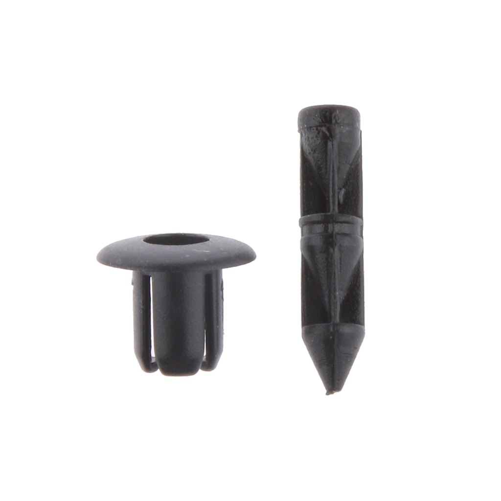 NEW 【Special offer】50pcs Nylon Bumper Shield Fastener Rivet Clips Auto Body Clips 6mm (0.24inch) for Yamaha YZF R1, R6, RoadStar