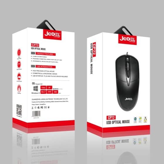 Jedel Cp72+ USB Optical Mouse