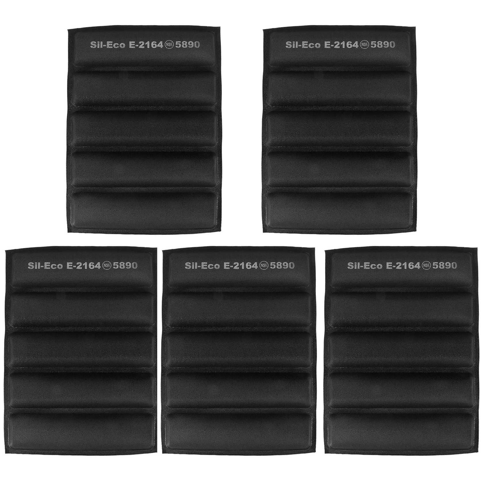 fasdaga 5X Silicone Pan - Non-Stick Perforated Fench Bread Pan Forms , Hot Dog Molds , Baking Liners Mat Bread Mould