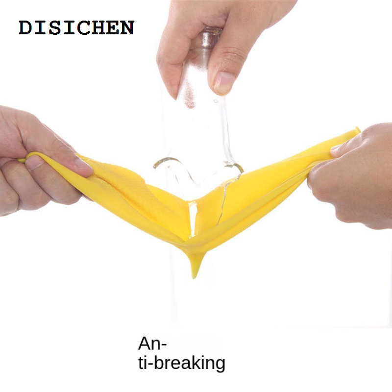 DISICHEN Hot Selling 1 Pair Thick Rubber Gloves Plastic Latex Wear-Resistant Dishwashing Household Labor Protection Glove Car Wash Waterproof Kitchen