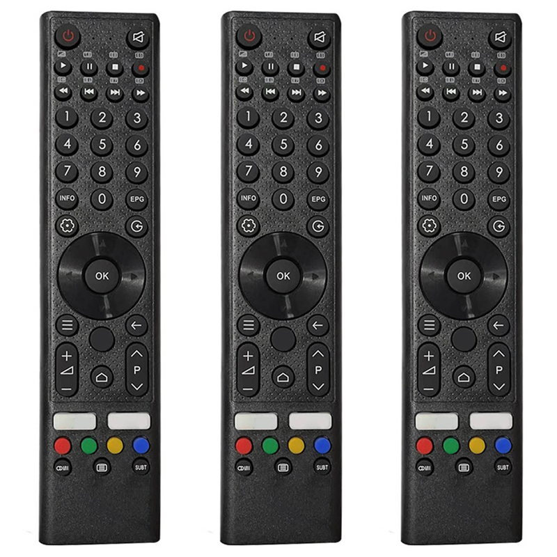 3X Replace Remote Control for /Pilot PQ55CH PQ65CH PQ-55CH PQ-65CH Smart LED HDTV TV Remote Control