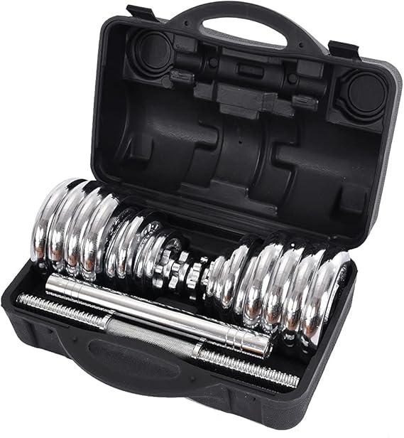 York 20kg Dumbbell - Heavy-Duty Cast Iron Weight for Strength Training