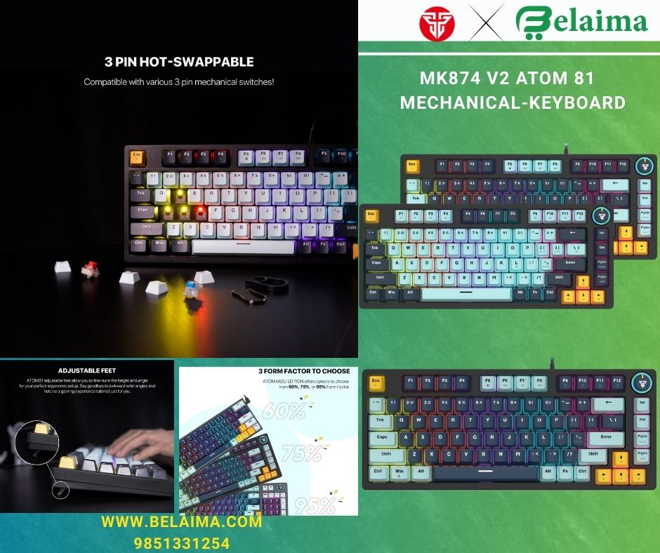 MK875 V2 ATOM 81 MIZU EDITION MECHANICAL KEYBOARD SKU: Atom-81