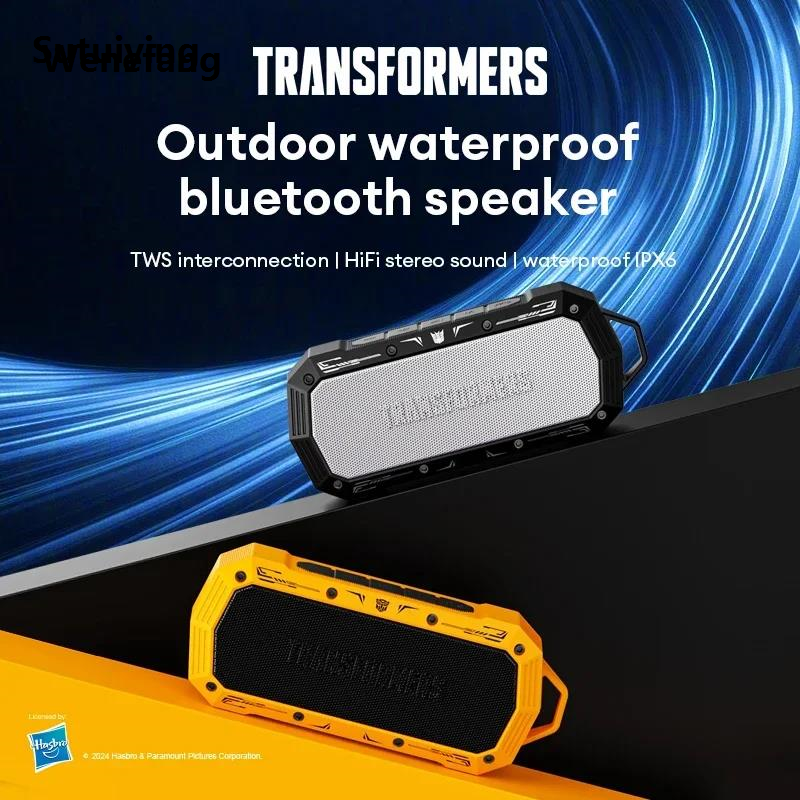 Wenefang Sutuiying TRANSFORMERS Speakers Outdoor Portable Long Endurance Loudspeaker Fifty percent discount Profesional Subwoofer Bluetooth V5.4 IPX 6 Waterproof Player TF-Y10