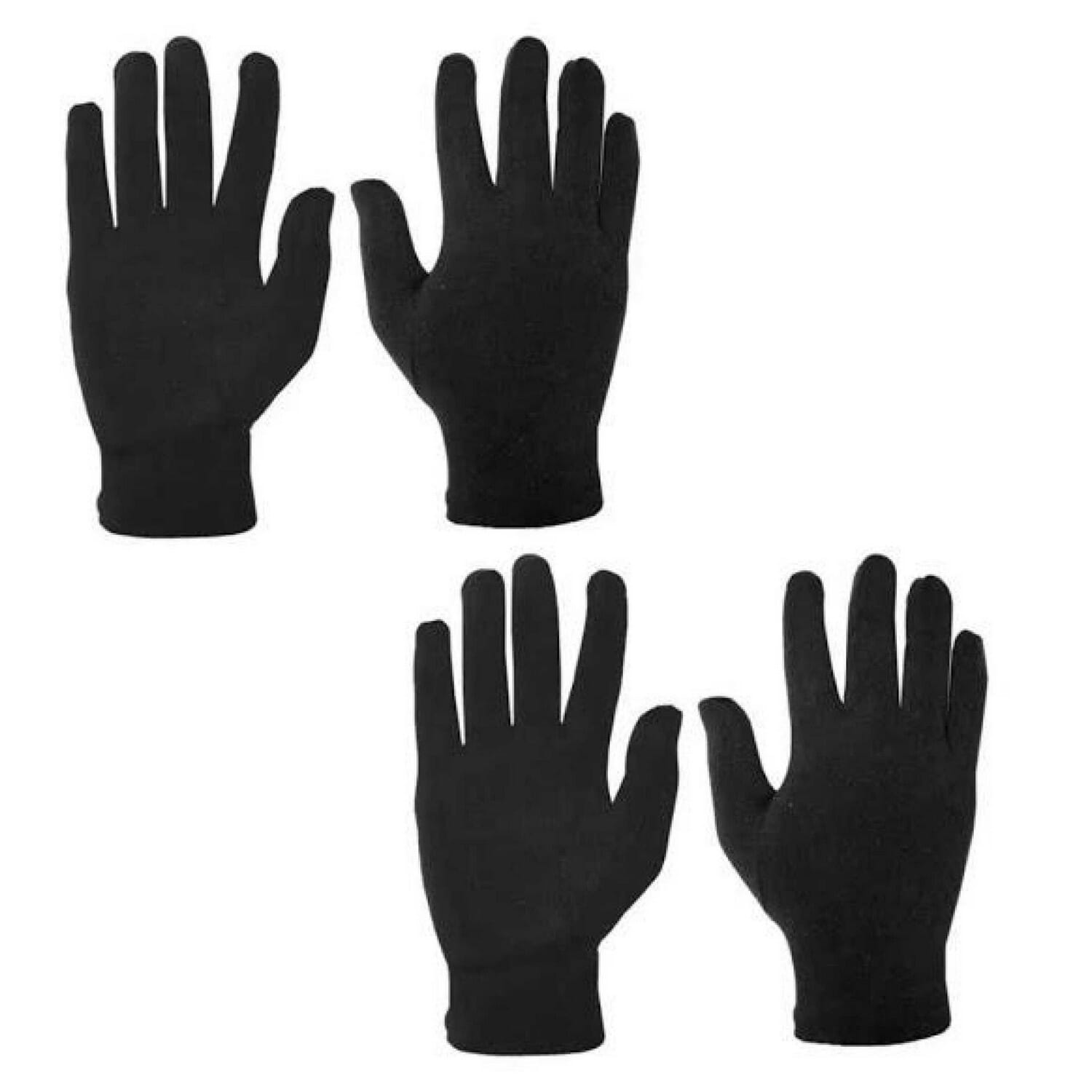 Combo Of 2 Unisex Skinny Gloves With Fleece Fur Inside
