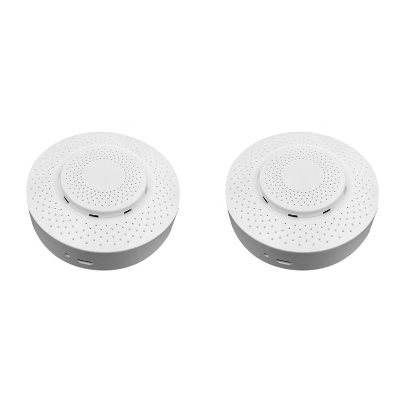 2X Zigbee/Tuya WIFI Smart Air Box Carbon Dioxide Detector CO2 Gas Sensor Formaldehyde VOC Temperature Humidity Sensor