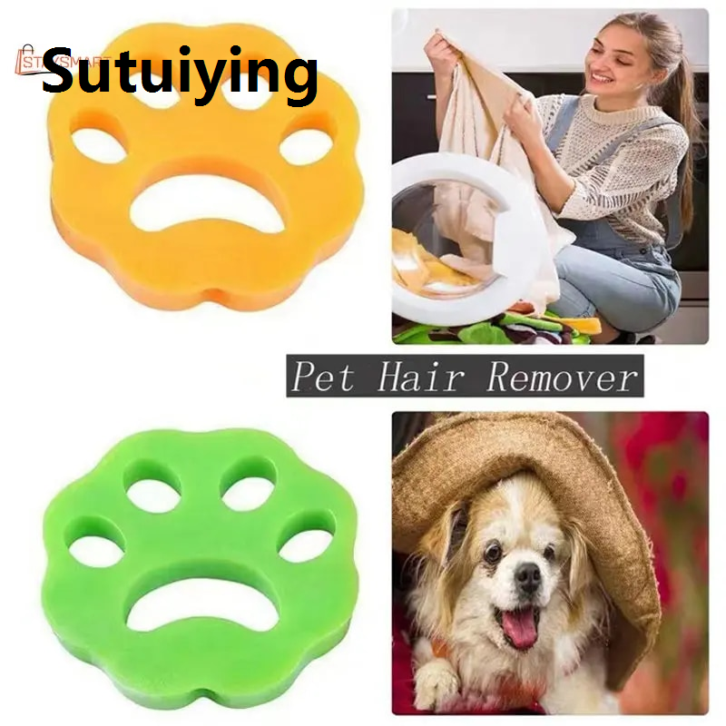 Sutuiying transparent bag Dog Cat Comb Tool Pet Hair Roller Remover Lint Brush 2-Way Convenient Cleaning Dog Cat Brush Base Home Sofa Clothe