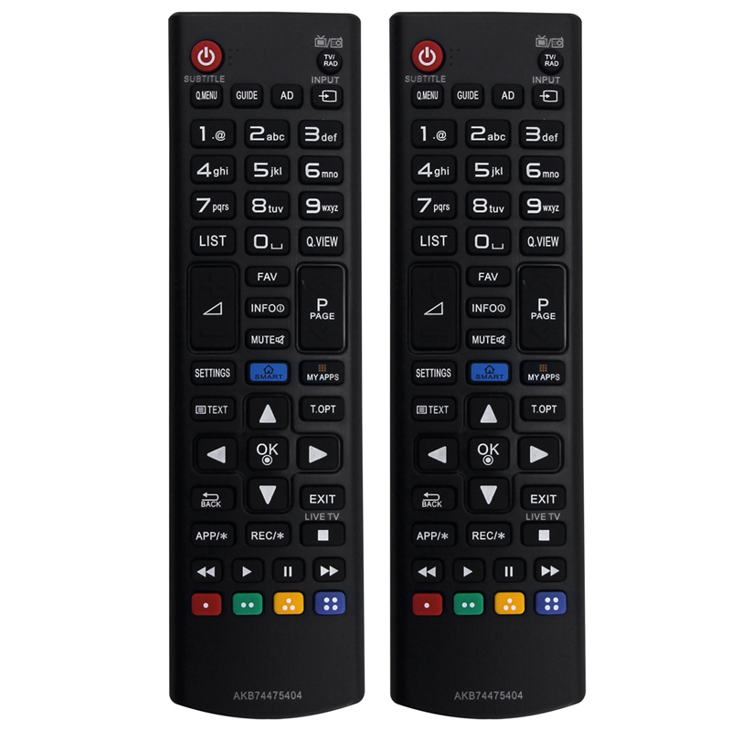 NAMUNY 2X AKB74475404 Replace Remote for TV 28LF491U 32LF580V 42LF580V 49UF695V 60UF695V 22LF49 Series 28LF49 Series