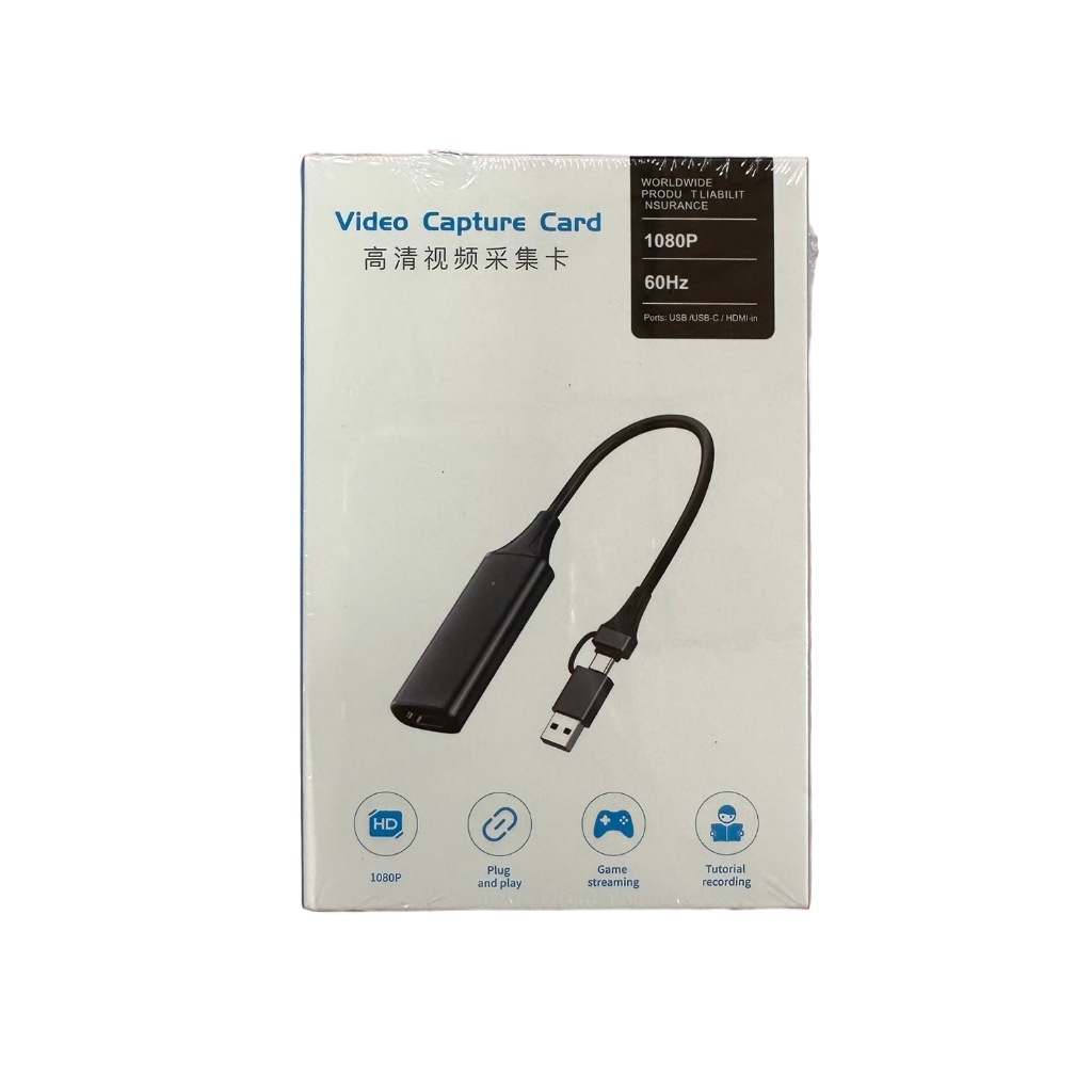 USB Type C 3.0 Capture Card HD Video Capture Card 1080P 60HZ Game Real Time Recording Video Capture