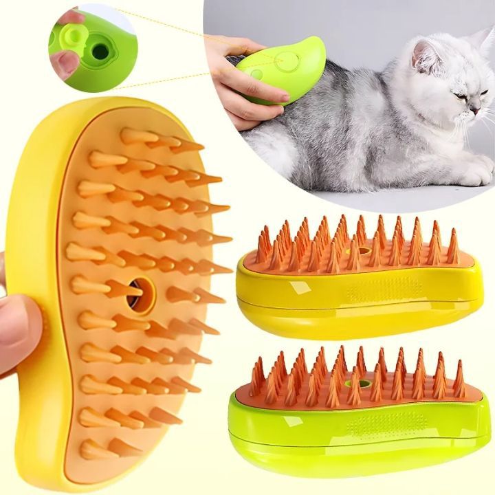 3 In1 Pet Grooming Cat Hair Brush for Removing Tangled and Loosse Hair Fouhaly