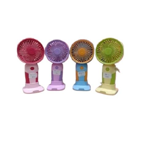 Portable Cartoon Shaped Handheld USB Rechargeable Plastic body Mini Fan