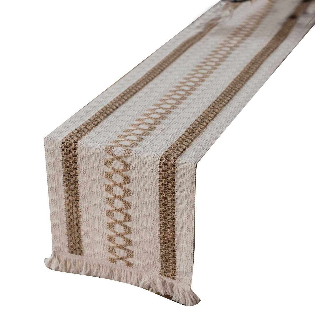 11.8X70Inch Nordic Tablecloth Household Decor for Wedding Party American Country Retro Style Table Runner(Khaki)