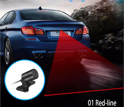 Car/Bike Laser Rear Fog Light Warning Lamp Anti-Collision Taillight