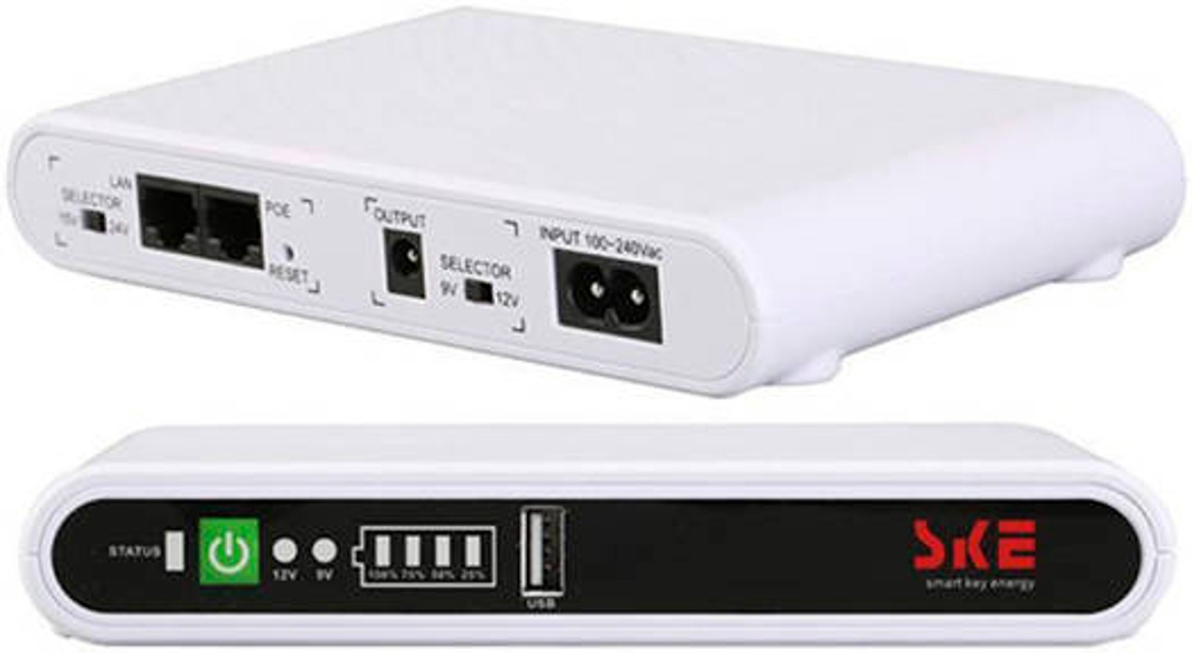 High Power Backup Upto 8 Hours Mini Portable Modem Router UPS Poe DC Wifi Backup - 8000MAH