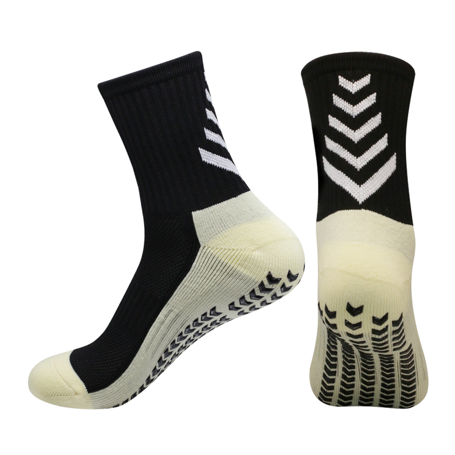 Sports badminton basketball 1 pair new men's and women's soft, breathable non-slip football socks running, soccer bike, grip socks