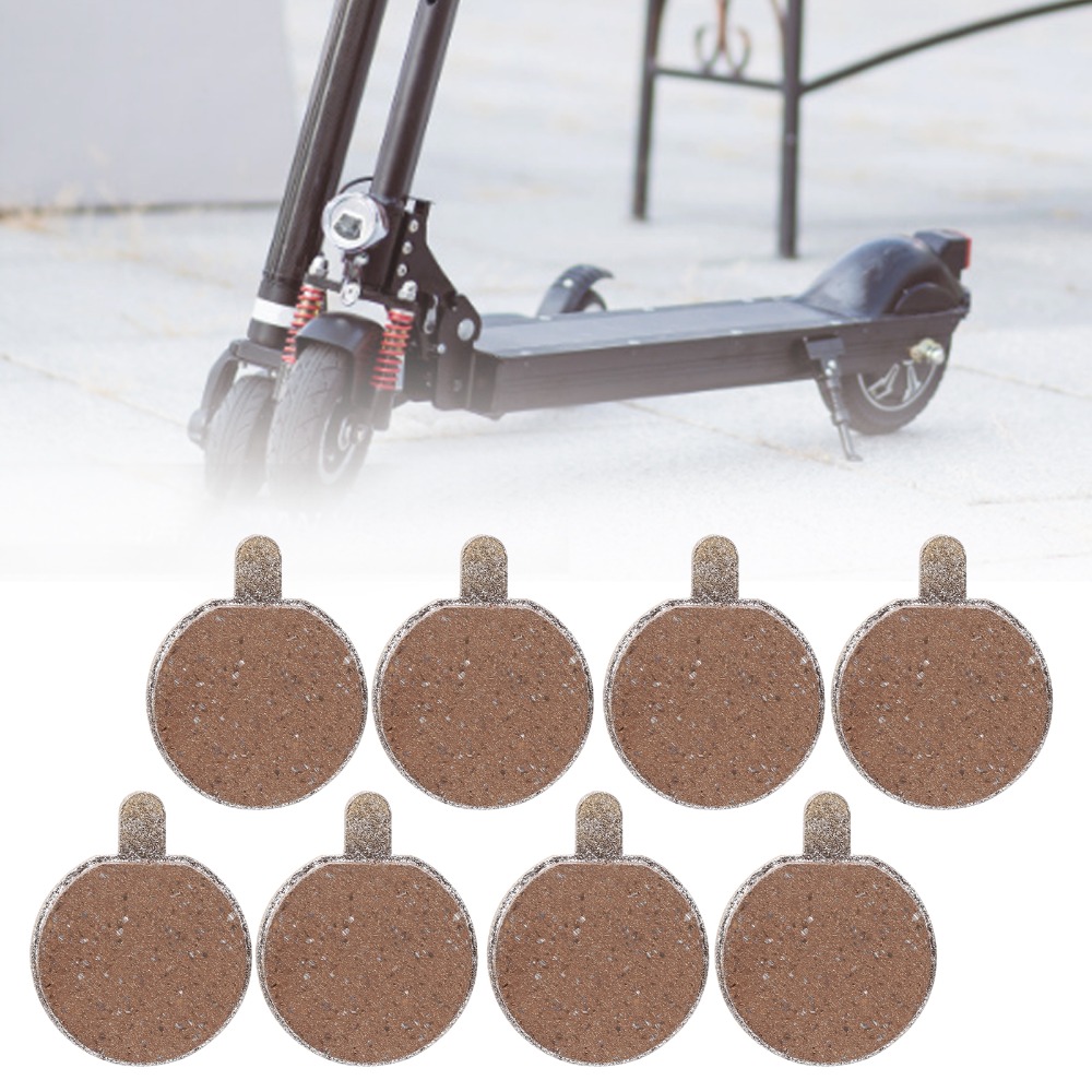 4 Pairs Durable Copper-based all Metal Electric Scooter Disc Brake Lightweight Gold Universal Brake Pad Easy To Install Brake Pad Accessory For Mountain Bikes,Road Bikes