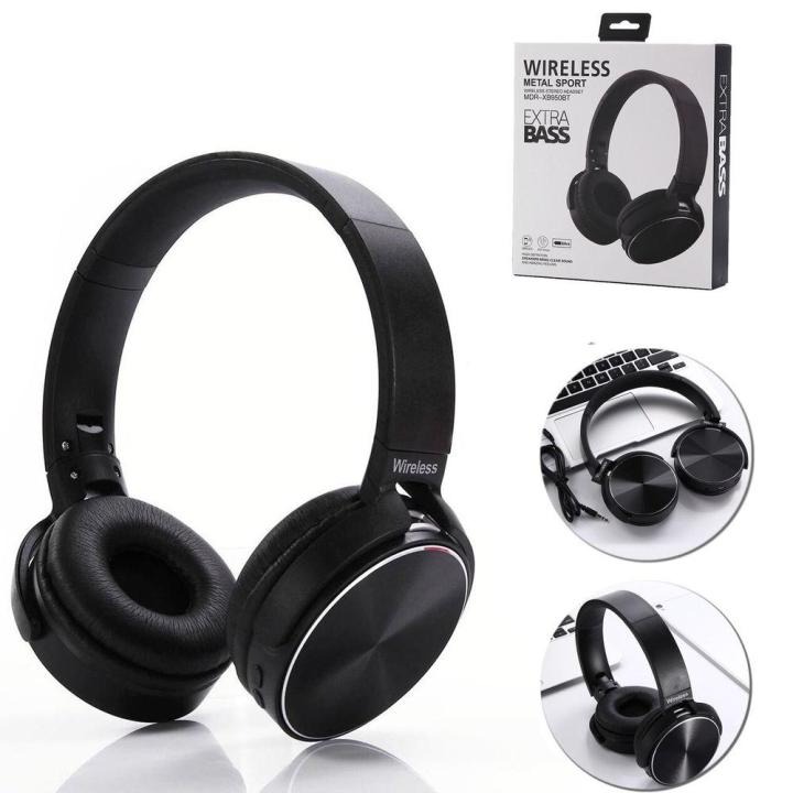 Wireless Headphones | Over-Ear Bluetooth Headset | Powerful Sound with Built-in Microphone