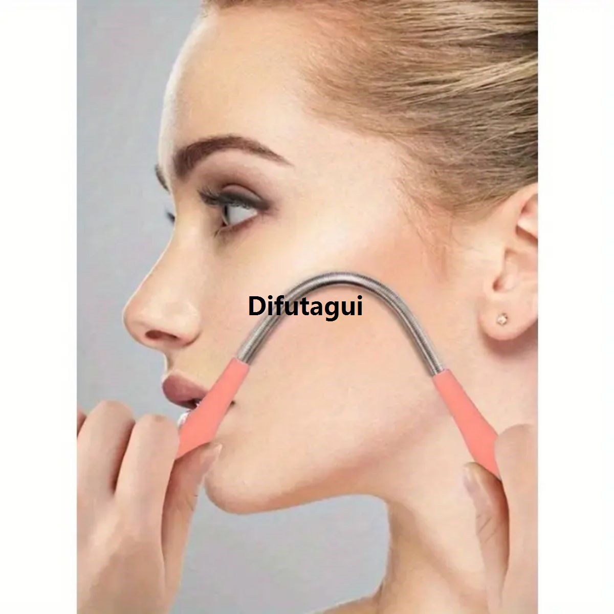 Difutagui New style 1pc Spring Facial Hair Remover - Waterproof, Unscented, Easy Affordable to Use Epilator Stick for Beard and Mustache Removal - Precision Be