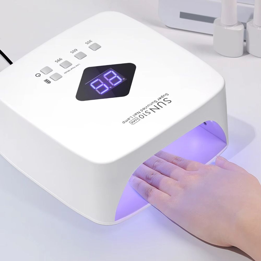 Nail Tool Automatic Sensor Nail Dryer 3 Timer Setting Removable Bottom UV Light Cordless Design US Plug UV LED Lamp for Home Use