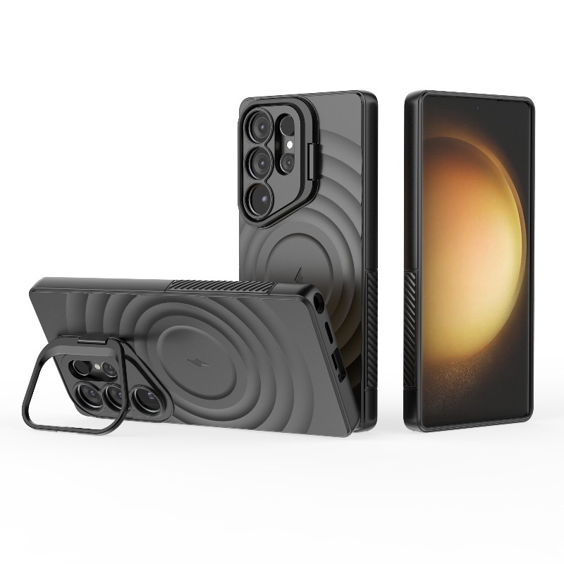NEW HODON Liquid Jelly Soft Silicone Magnetic Phone Case For Samsung S24 S25 Ultra S23 Plus FE 5G Cases Wireless Charging Protective Back Cover