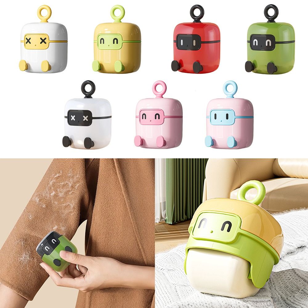 Cute Cartoon Clothes Hair Sticky Roller Washable Reusable Pet Hair Remover Dust Removal Clothes Hair Eliminator Brush for Home