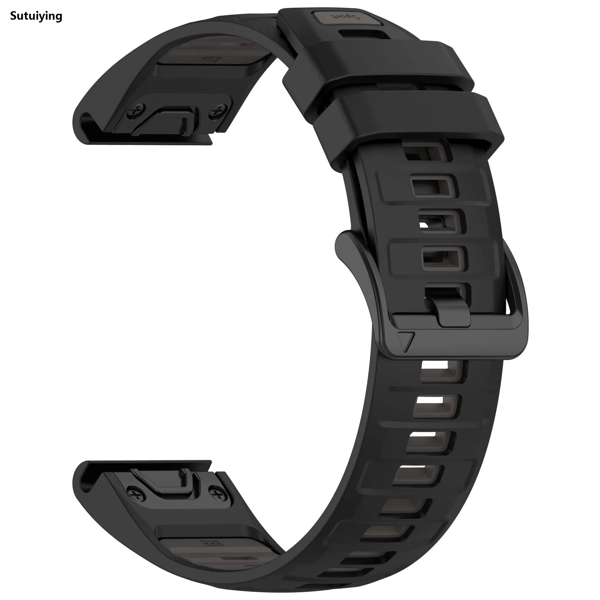 Sutuiying Quick Fit 26mm 22mm 20mm Slicone Strap For Garmin Fenix 8 51mm 47mm New Official Bracelet Wristband Fenix 7X 6X 5X Pro Enduro3 Band
