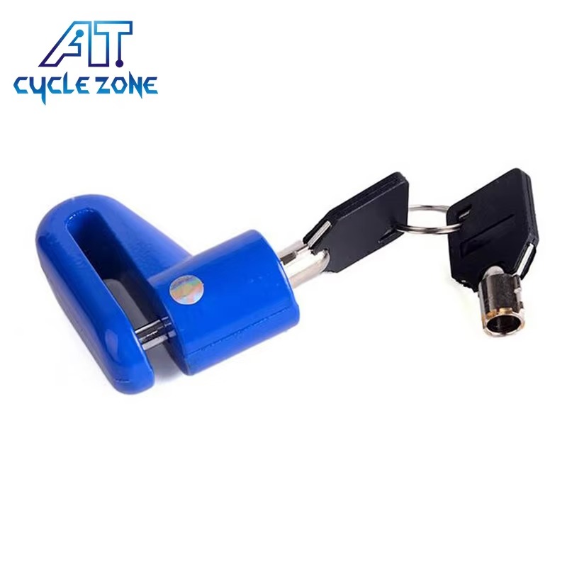 Heavy Duty Disc Brake Anti-Theft 7mm Pin Wheel Lock | Painted Finish Motorcycle & Bike Security Lock | High-Security Lock for Scooter, Motorbike & Bicycle