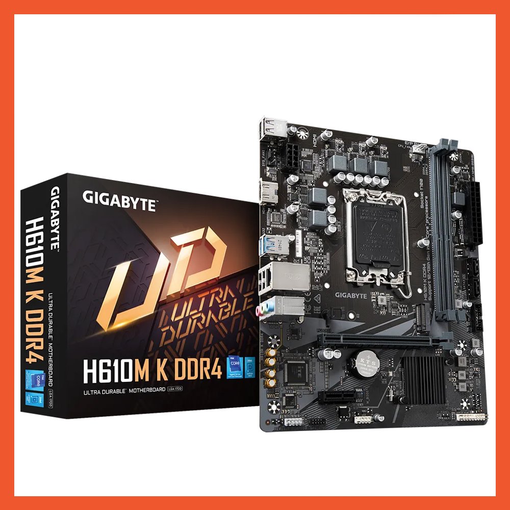 Gigabyte Intel Motherboard H610M K DDR4