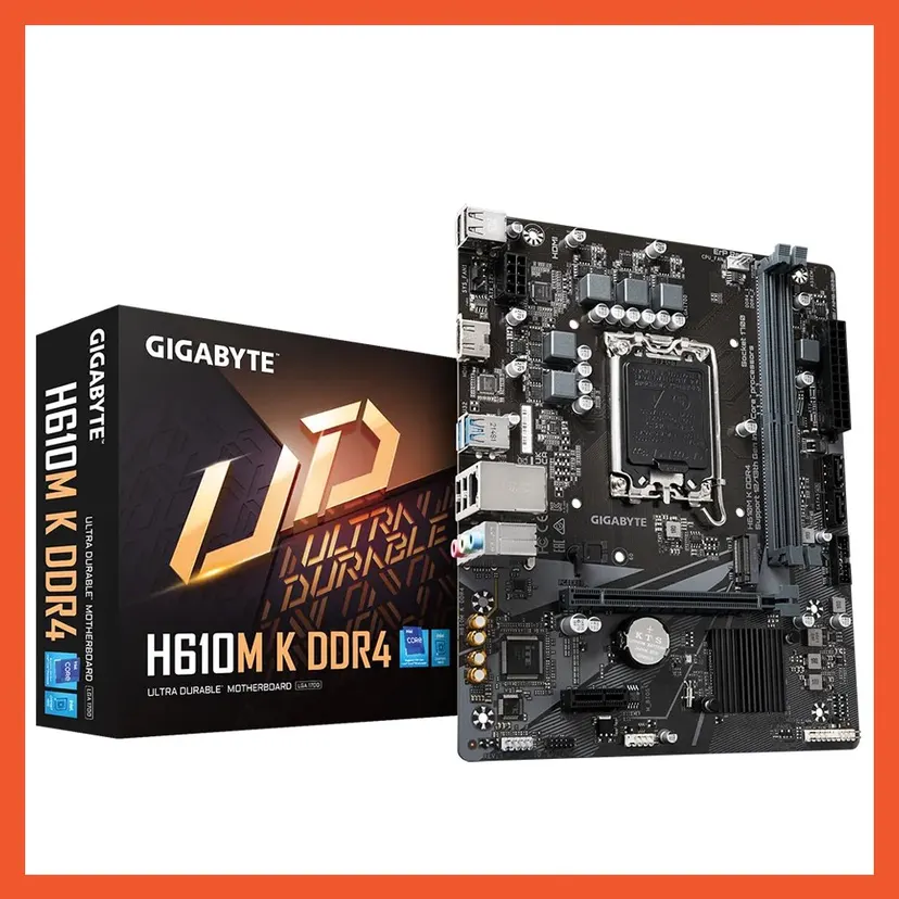 Gigabyte Intel Motherboard H610M K DDR4