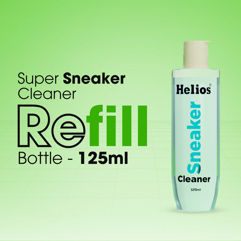 Helios Sneaker Shampoo 125ml | Shoe cleaner kit | Used for Nubuck, Sport, Sneaker Shoes | All Shoe Cleaning Purpose With Shoe Cleaning Brush - image 1