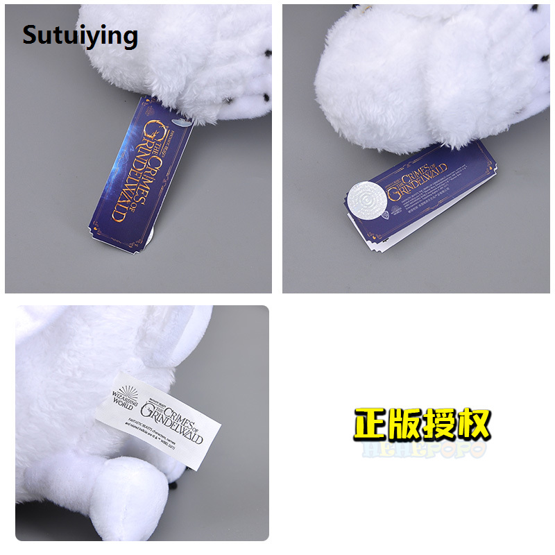 Sutuiying 18/28cm Original Hedwig Owl and Bowtruckle Stuffed Animal Plush 2025 Toy Harry Potter Pets Cute Soft Doll Children Christmas Gifts