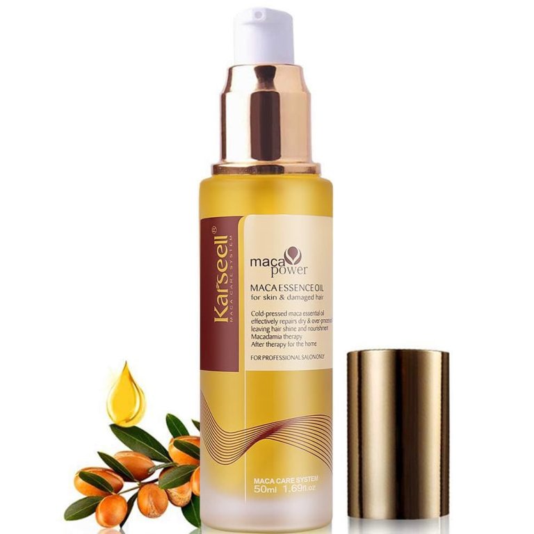 Liliangwang Karseell Maca Essence Oil - Nourishing Oil for Body Damaged Hair (50ML/1.69 fl.oz.) Special