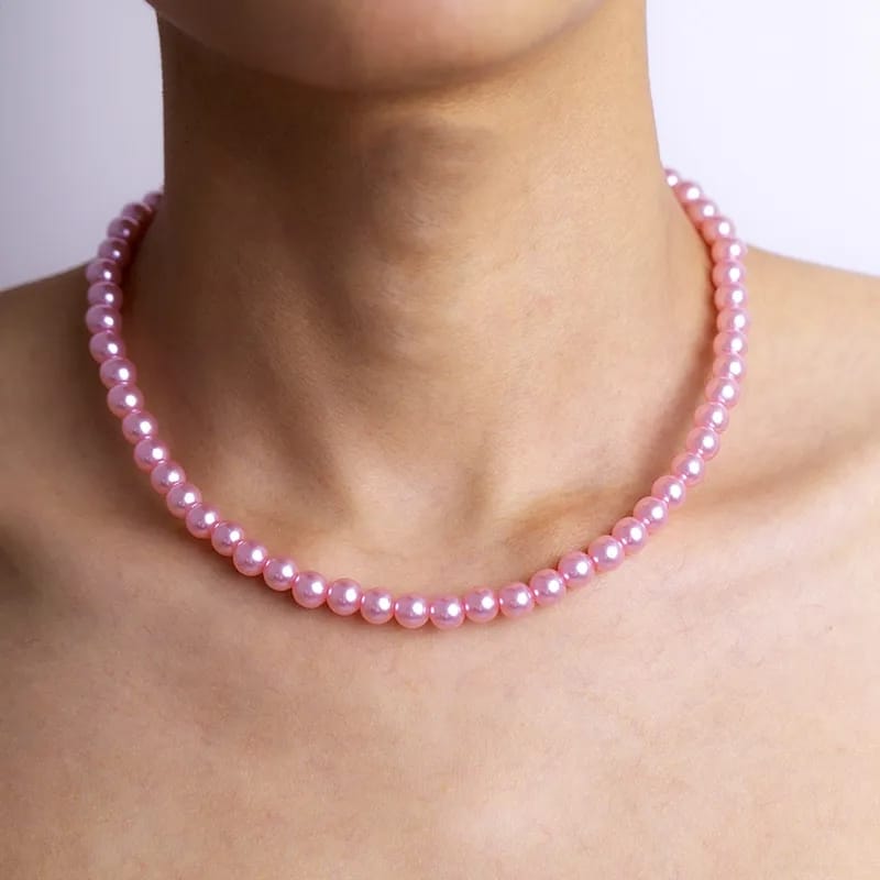 1 Piece Moti Mala / Pearl Beads For Women -Royal Single Line Natural Pearl String Strand Moti Mala Women Girlss Necklace