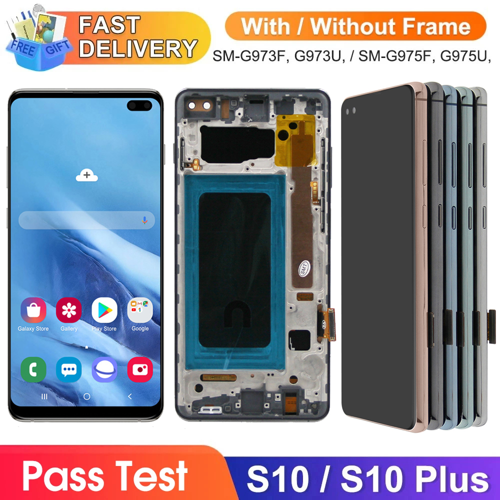 HOT AMOLED / TFT Note 10 Plus Screen Assembly for Samsung Note10+ N975F LCD Display Touch Screen with Frame Support S Pen