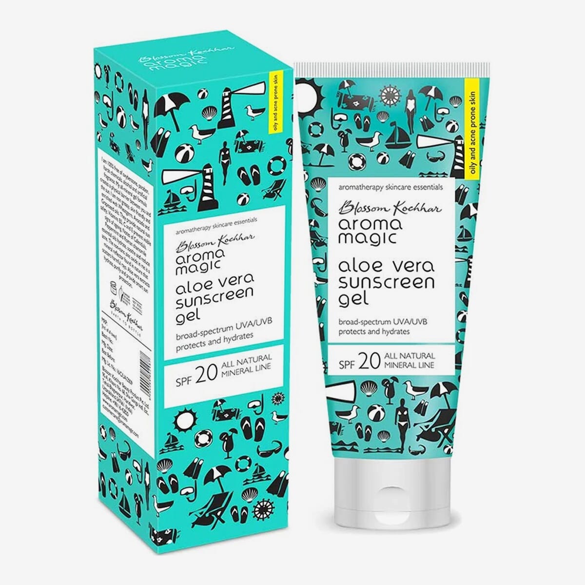 Blossom Kochhar Aroma Magic Aloe Vera Sunscreen Gel for Oily Skin with SPF 20 - 50 ml