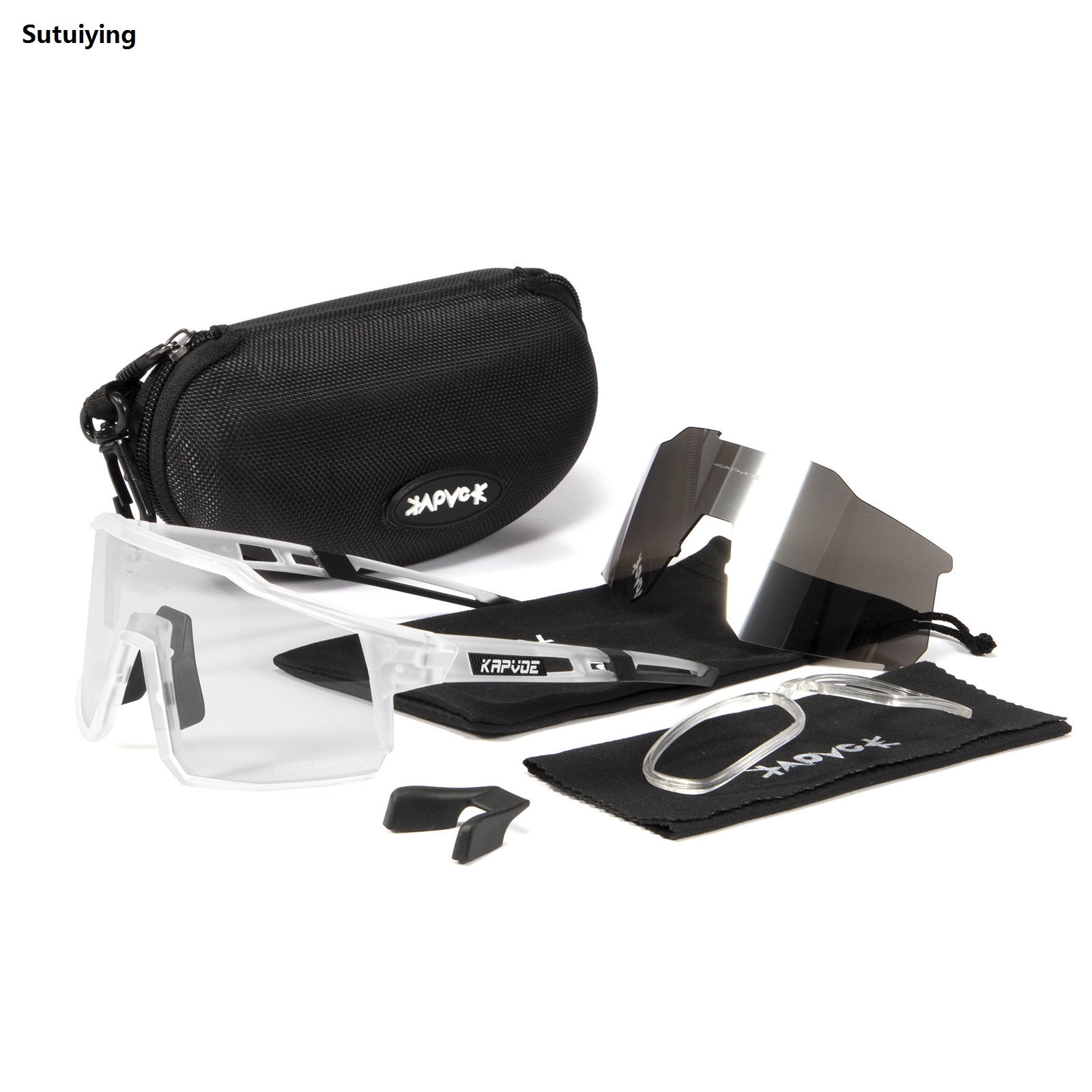 Sutuiying Photochromic Men Women 2025 Cycling Glasses 2 Lens Sport MTB Bicycle 2025 New Goggles Racing Road Bike Eyewear Fishing Running Sunglasses