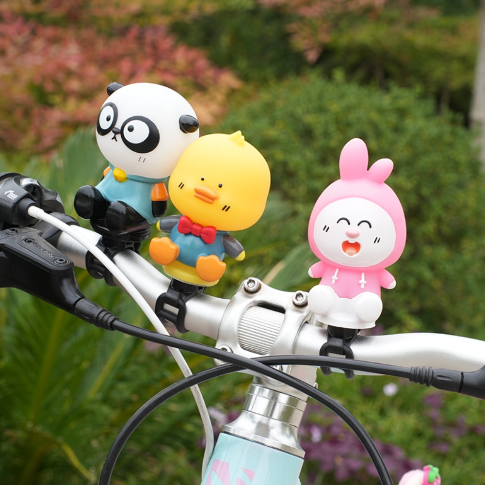 New Lightweight Design Bicycle Bell Adorable Clear Sound Bike Bell Cartoon Children Bike Accessories