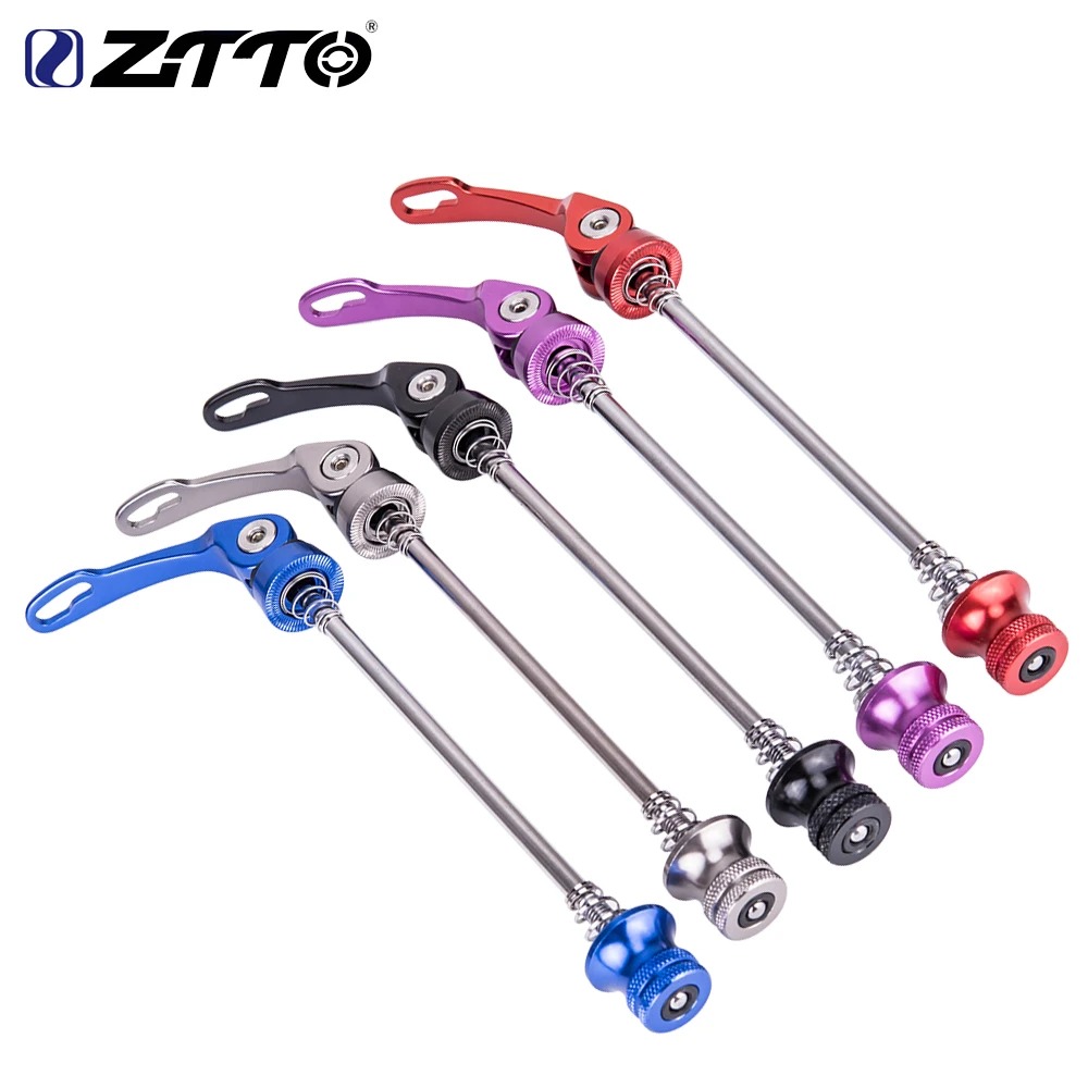 New ZTTO Quick Release Skewer 100mm 135mm Aluminium Alloy Mountain Road Bike Hub Front & Rear Wheel Road Bicycle Accessory MTB